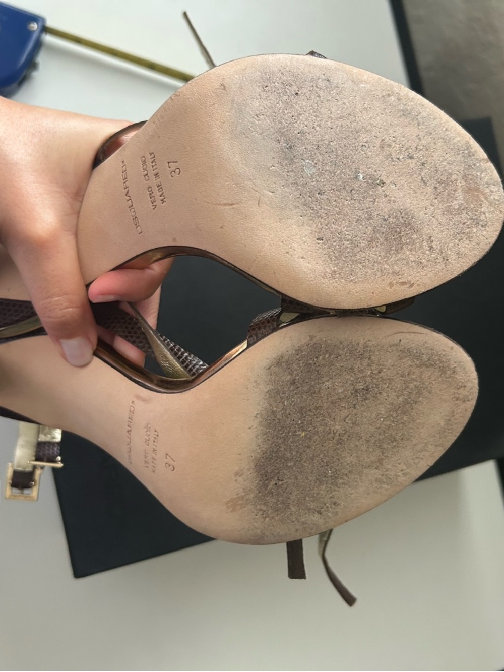 Dsquared2 Lizard Sandals - Picture 3 of 5